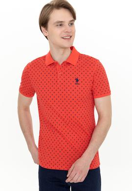 Erkek Kırmızı Polo Yaka Tişört - 50248938034