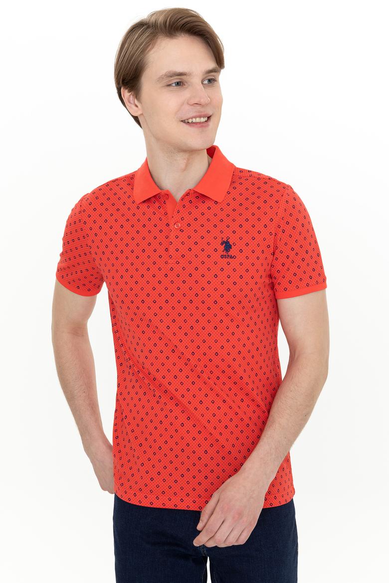 Erkek Kırmızı Polo Yaka Tişört - 50248938034