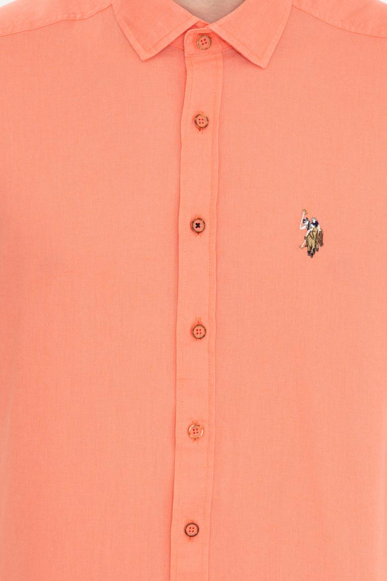 Erkek Somon Uzun Kollu Basic Gömlek - 50246466072