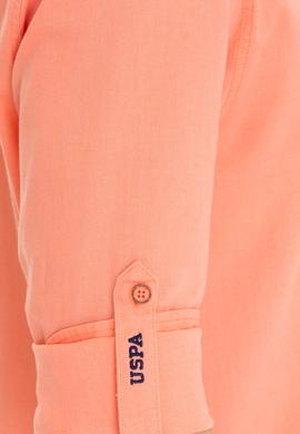 Erkek Somon Uzun Kollu Basic Gömlek - 50246466072