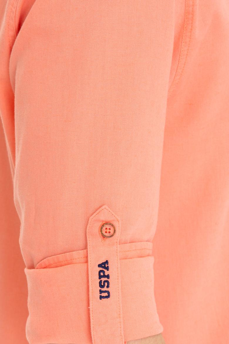 Erkek Somon Uzun Kollu Basic Gömlek - 50246466072