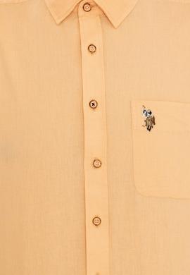 Erkek Turuncu Kısa Kollu Gömlek - 50249523087