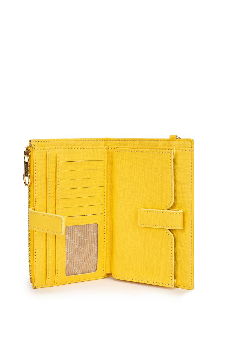 Kadın Sarı Cüzdan - 50222236007