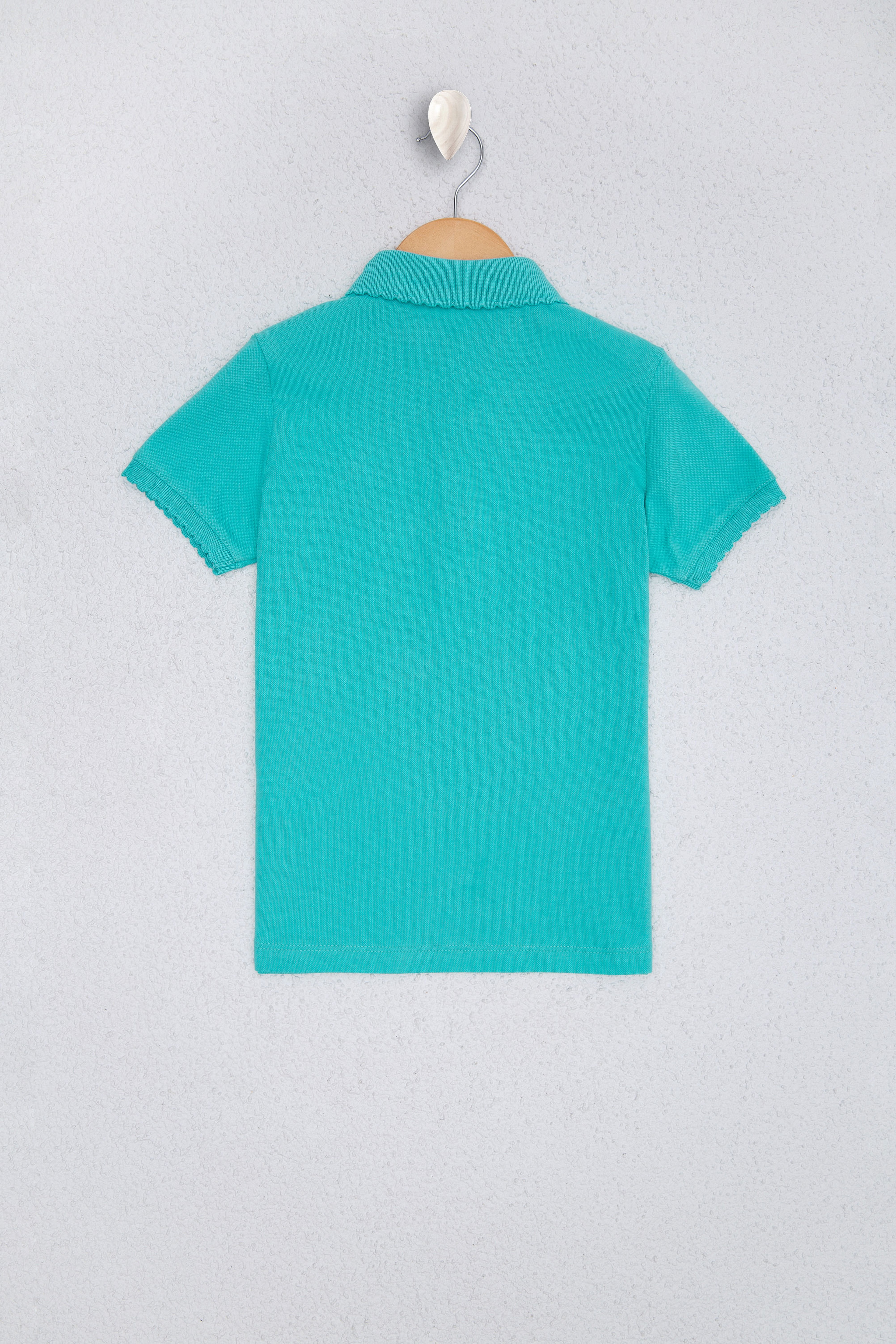 Kız Çocuk Yeşil Tişört Basic - Image 2