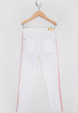 Kız Çocuk Beyaz Kanvas Pantolon - 50218410020