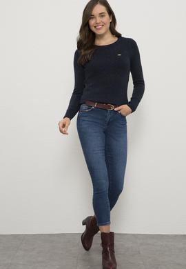 Kadın Lacivert Kazak - 50225219037