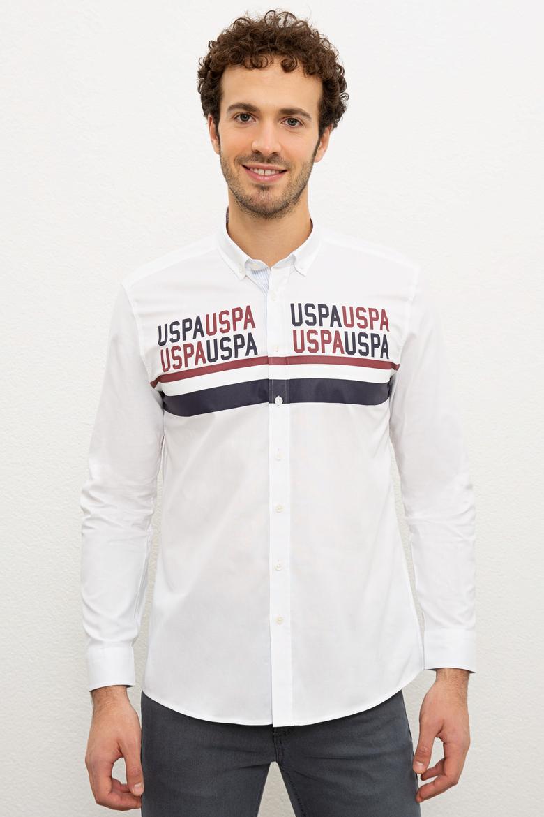 Erkek Beyaz Uzun Kollu Gömlek