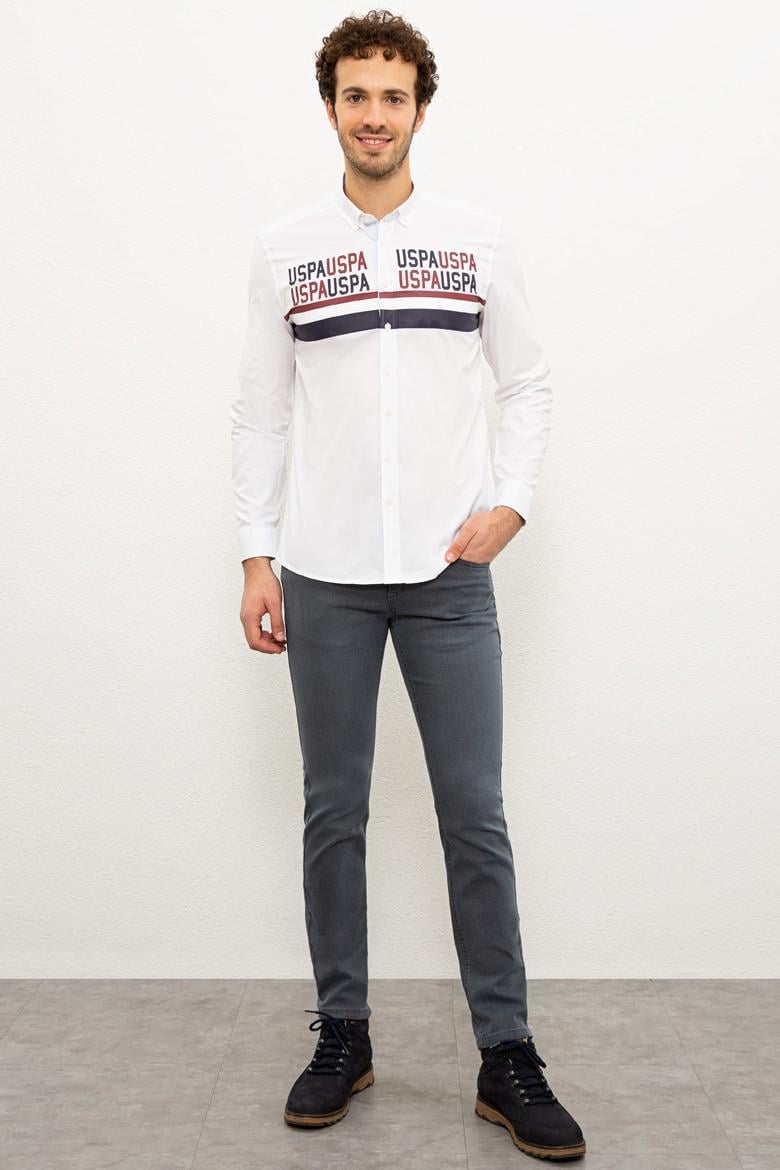 Erkek Beyaz Uzun Kollu Gömlek - 50226558001