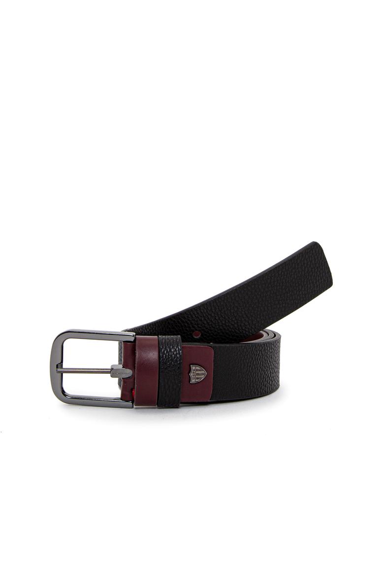 Erkek Çift Taraflı Siyah Kemer - 50249933018