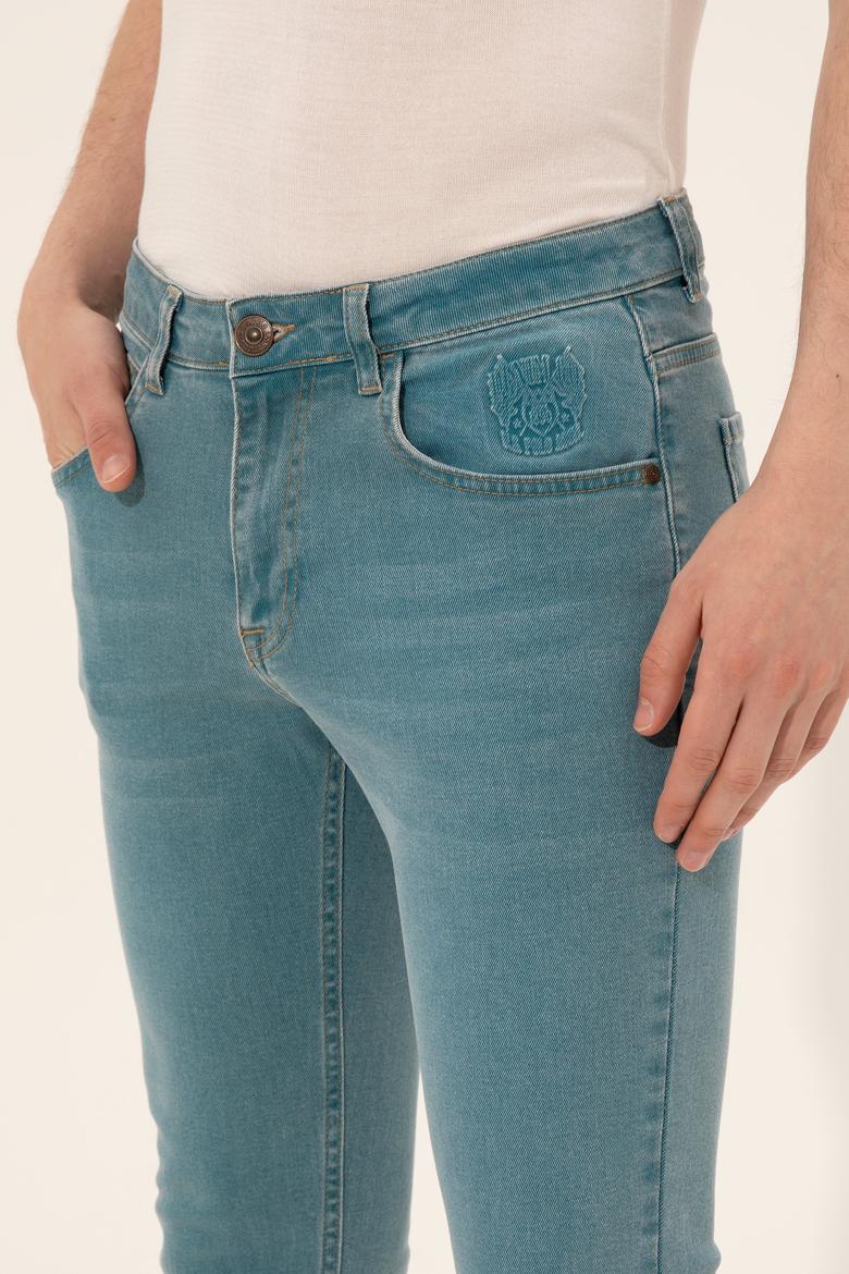 Erkek Yeşil Denim Pantolon - 50249638003