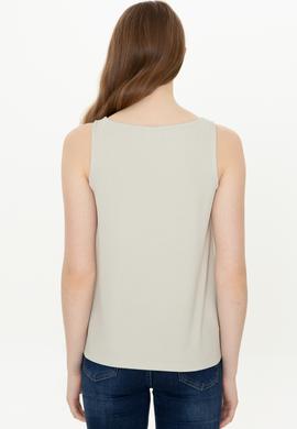 Kadın Taş Kolsuz Tişört - 50248910005