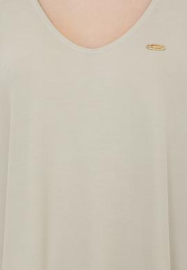 Kadın Taş Kolsuz Tişört - 50248910005