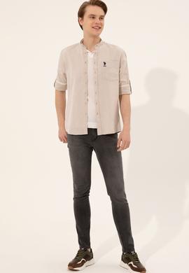 Erkek Mavi Denim Pantolon - 50250395005