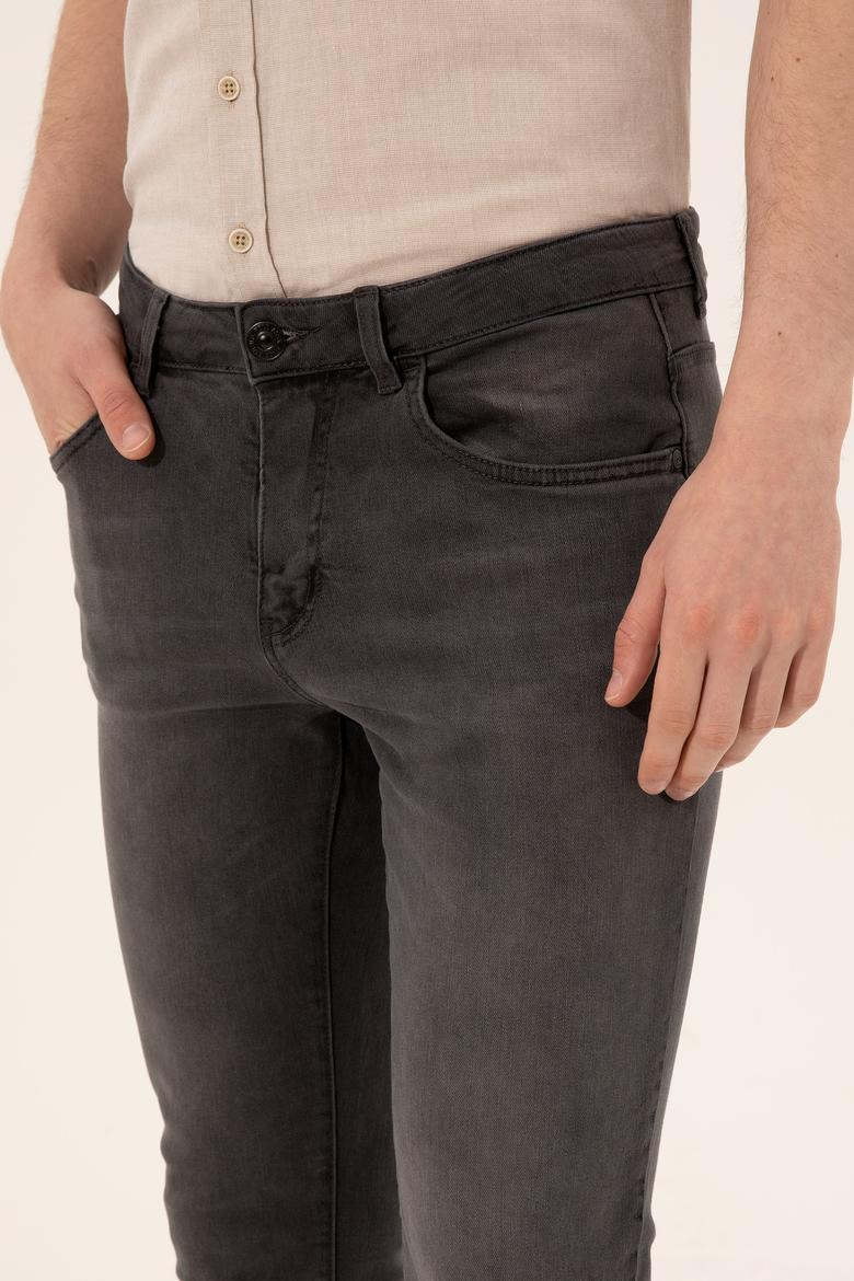 Erkek Mavi Denim Pantolon - 50250395005