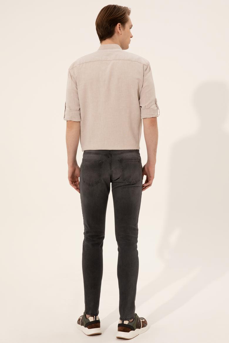 Erkek Mavi Denim Pantolon - 50250395005