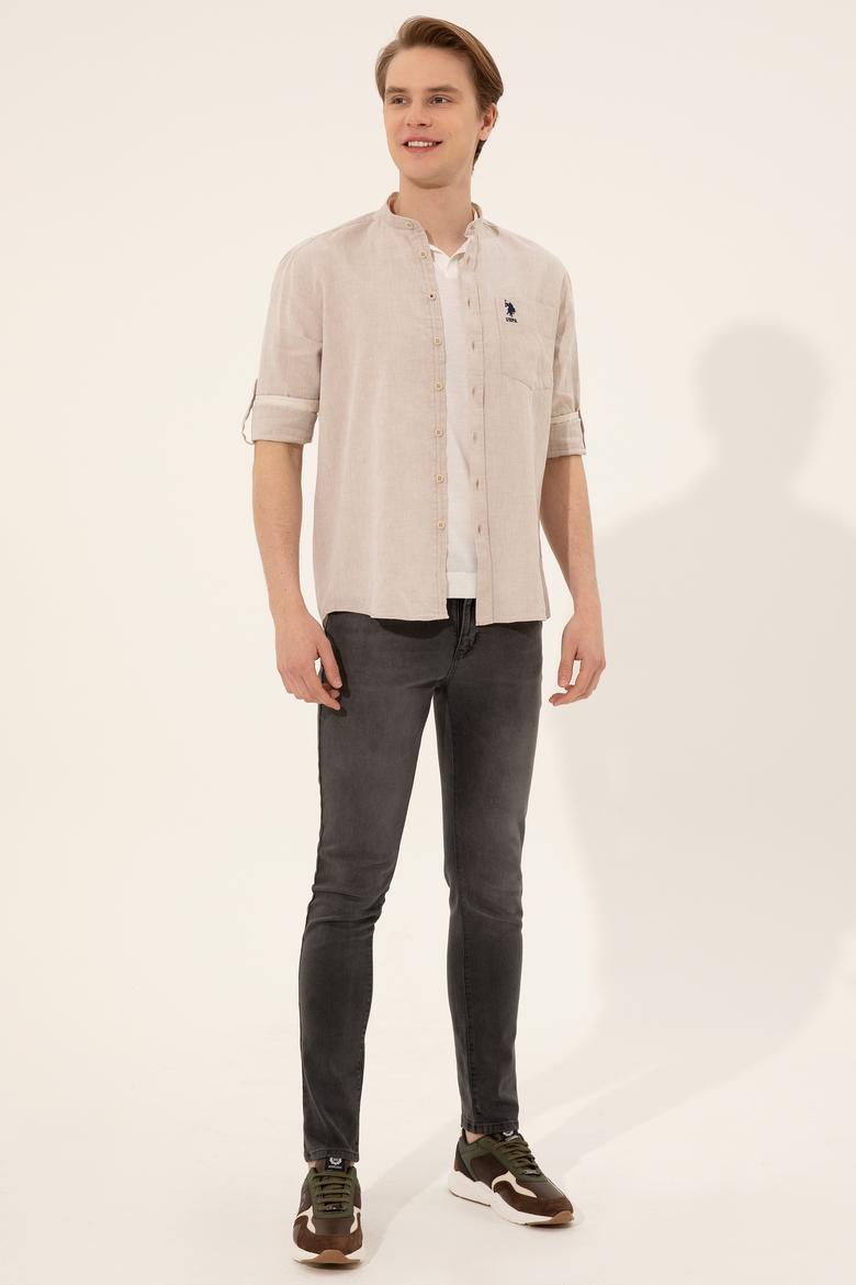 Erkek Mavi Denim Pantolon - 50250395005