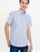 Erkek Mavi Kısa Kollu Gömlek