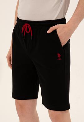 Erkek Siyah Örme Şort - 50248600025