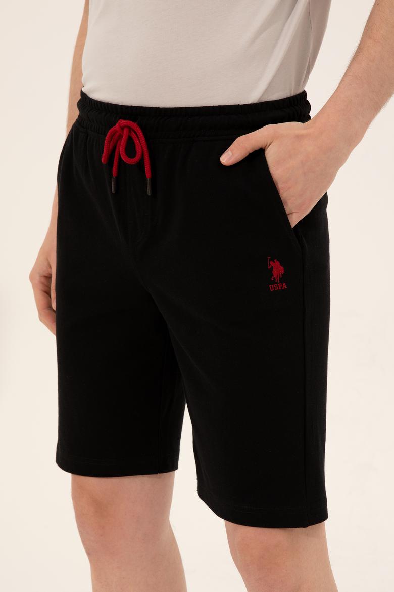 Erkek Siyah Örme Şort - 50248600025