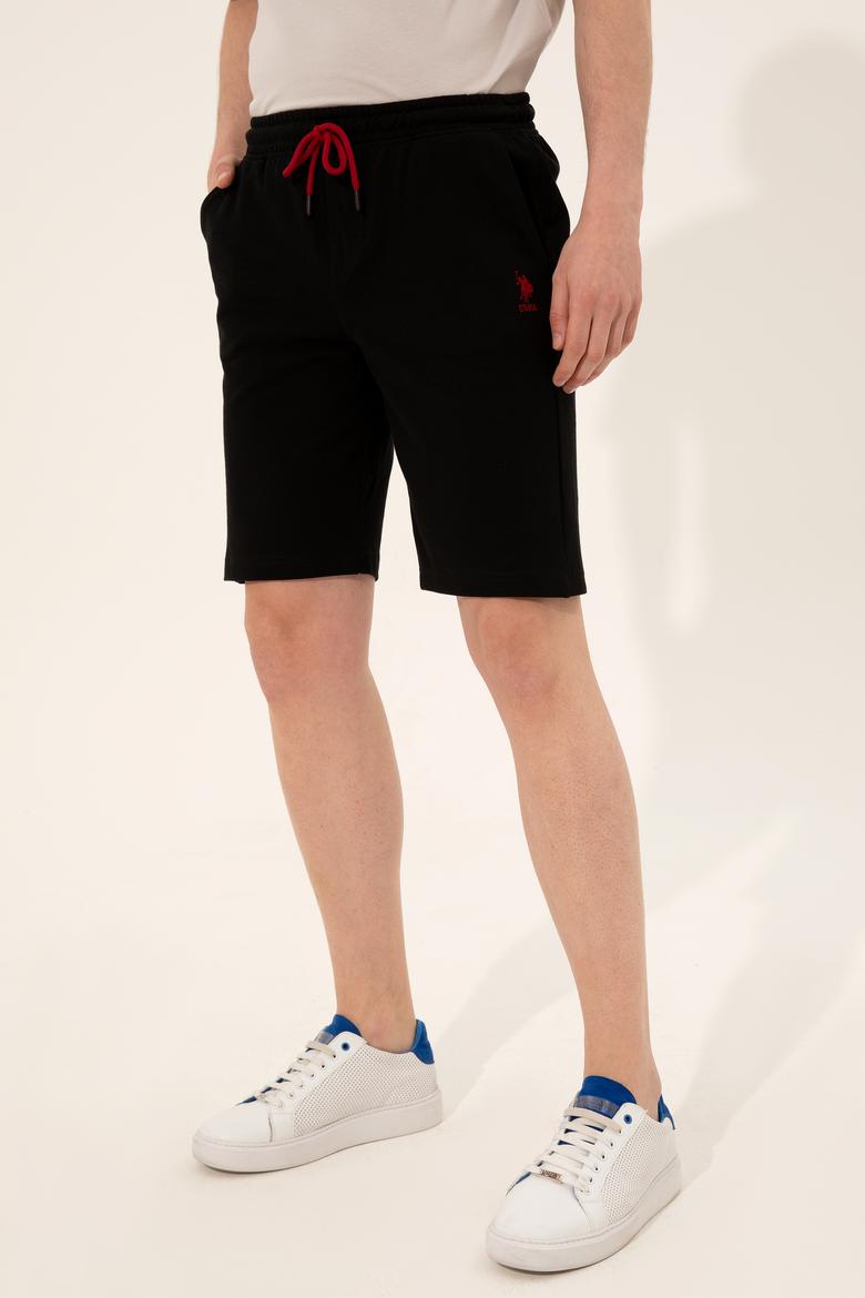 Erkek Siyah Örme Şort - 50248600025