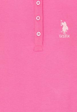 Kız Çocuk Pembe Basic Polo Yaka Tişört - 50246800019