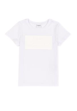 Çocuk Beyaz Bisiklet Yaka Tişört - 50249655001