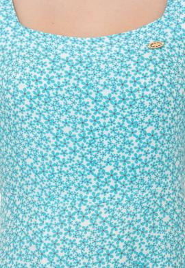 Kadın Turkuaz Dokuma Elbise - 50246567010