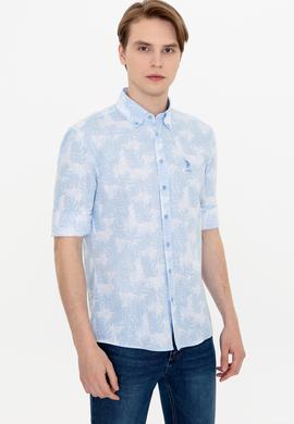 Erkek Mavi Uzun Kollu Gömlek - 50249578016