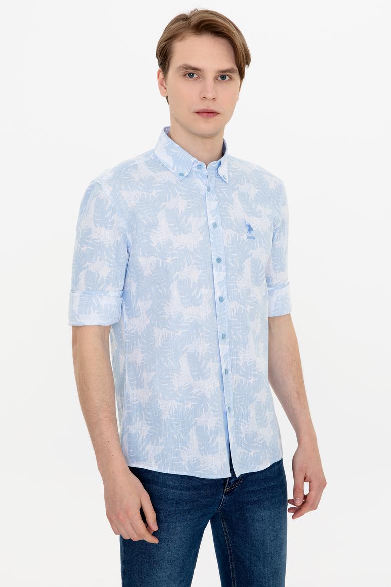 Erkek Mavi Uzun Kollu Gömlek - 50249578016