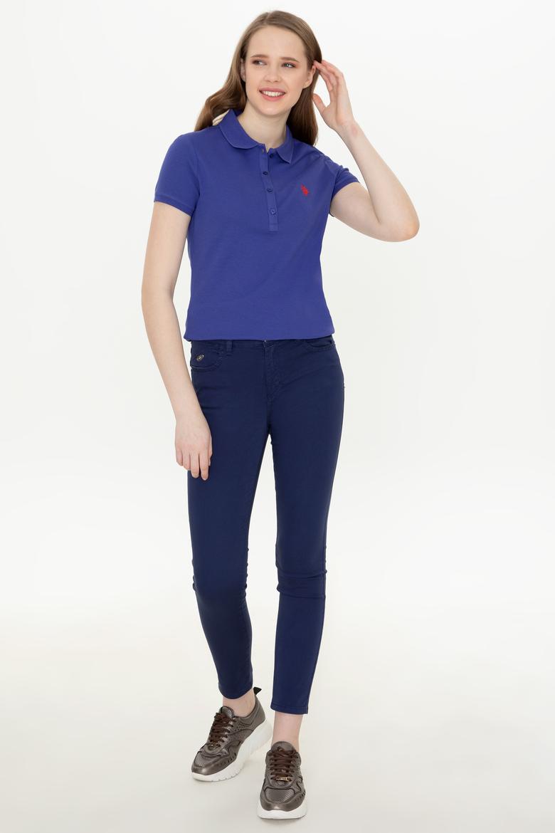 Kadın Lacivert Toothpick Fit Pantolon