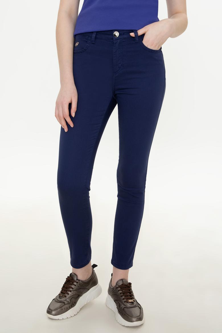Kadın Lacivert Toothpick Fit Pantolon - 50249844025