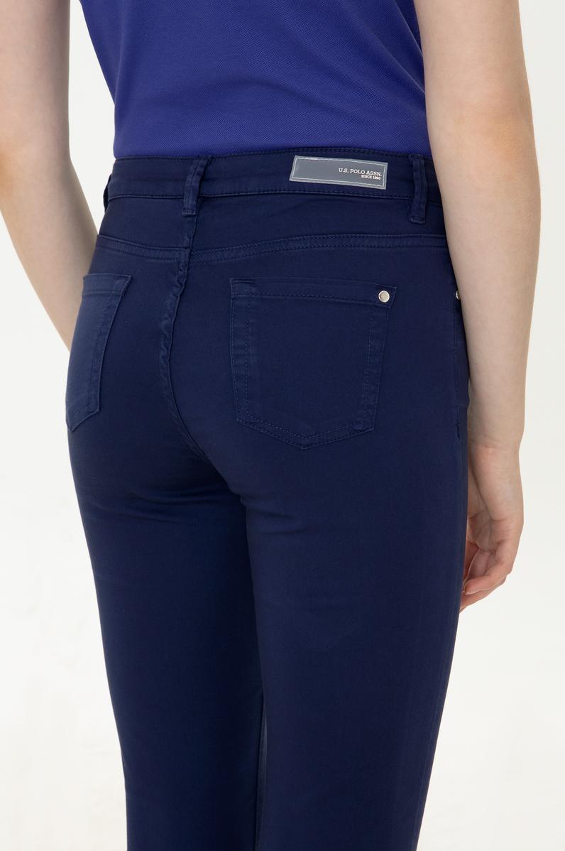 Kadın Lacivert Toothpick Fit Pantolon