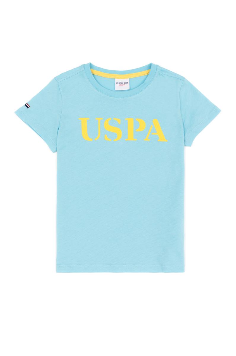 Çocuk Turkuaz Bisiklet Yaka Tişört