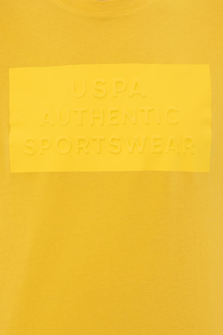 Erkek Safran Bisiklet Yaka Tişört - 50248581027