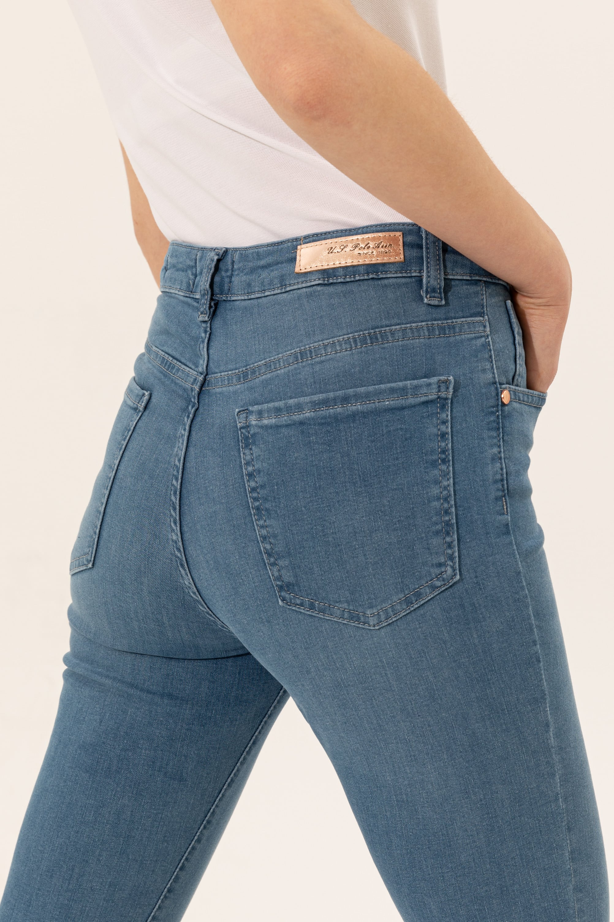 Kadın Açık Mavi Jean Pantolon - Image 6