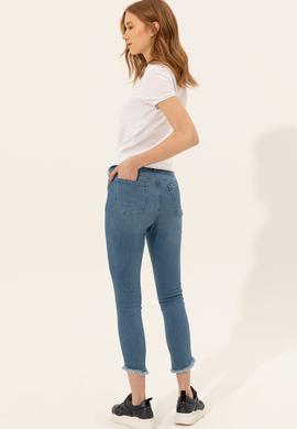 Kadın Açık Mavi Jean Pantolon - 50246897001