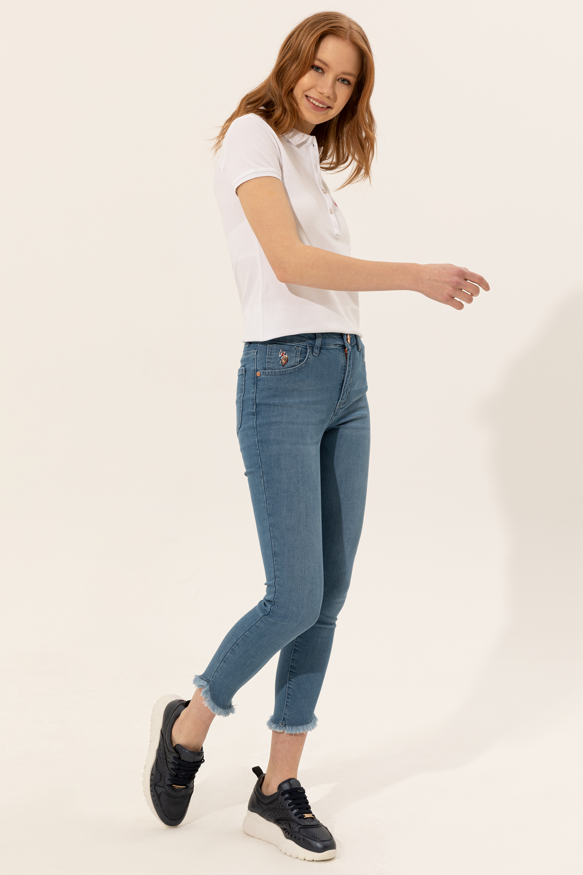 Kadın Açık Mavi Jean Pantolon - Image 1