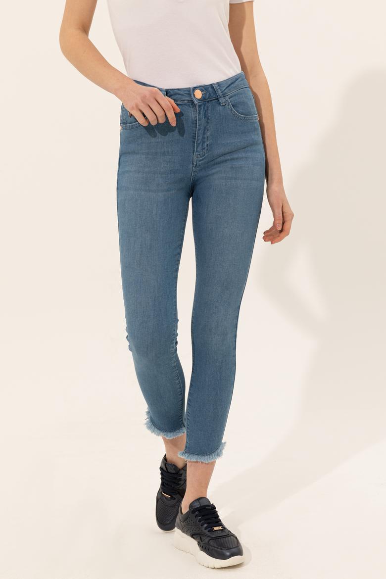 Kadın Açık Mavi Jean Pantolon - 50246897001