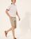 Erkek Haki Dokuma Şort