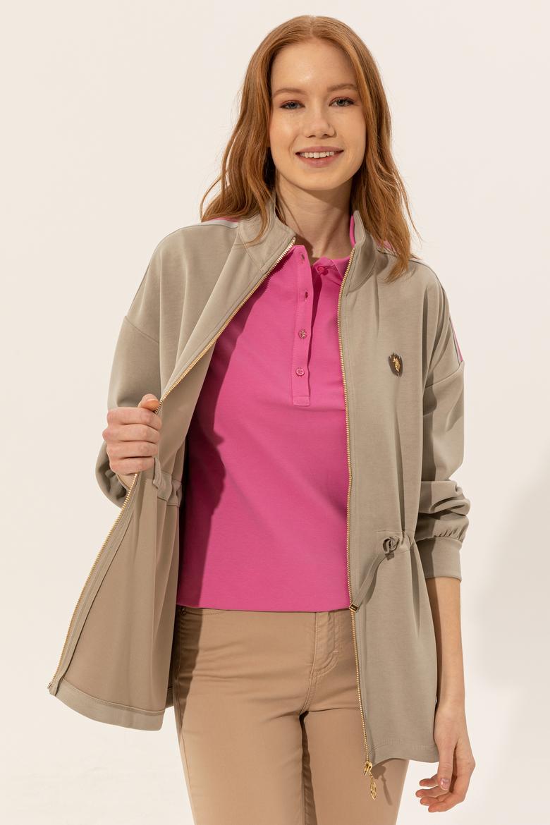 Kadın Haki Sweatshirt