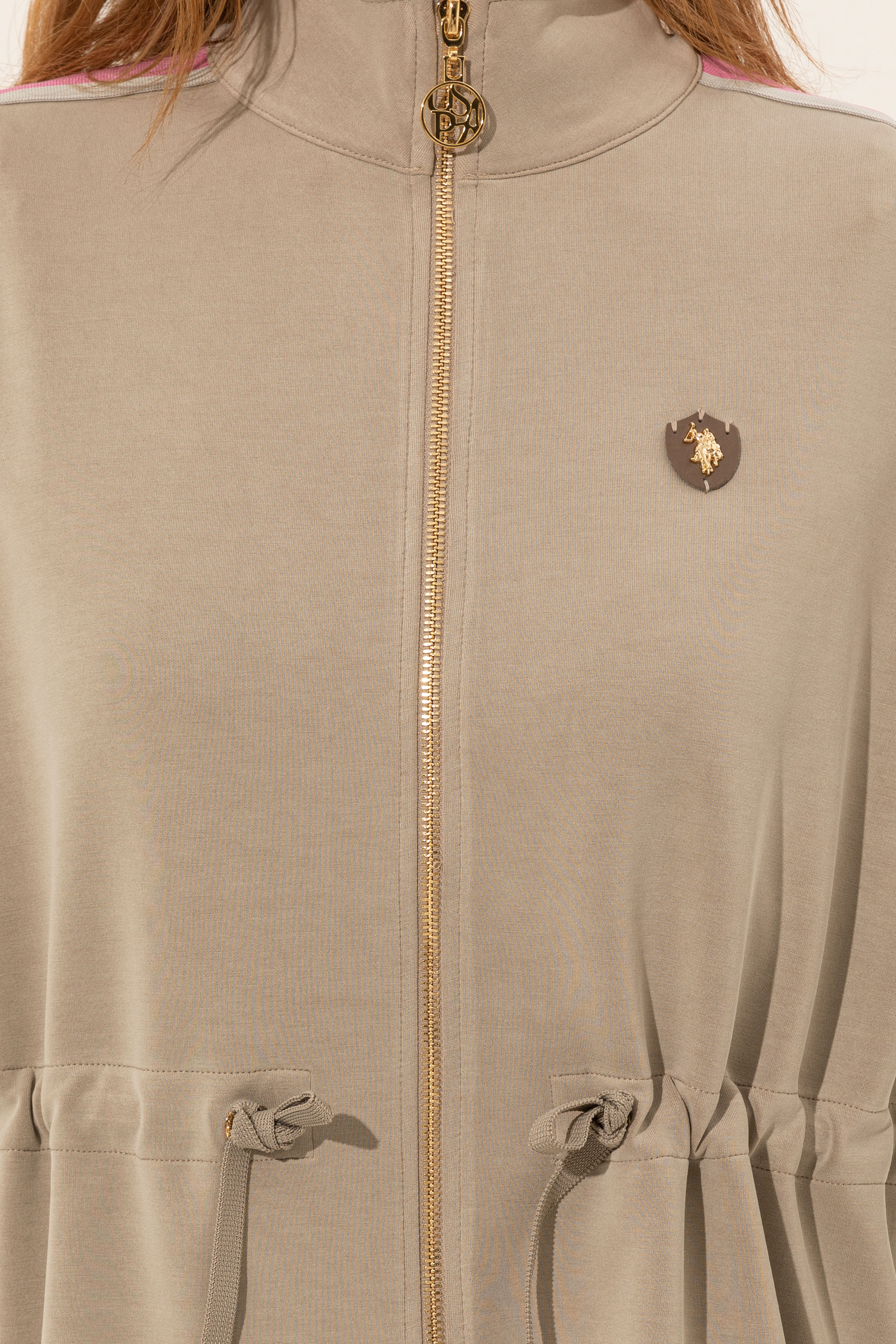 Kadın Haki Sweatshirt - Image 7