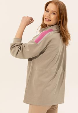 Kadın Haki Sweatshirt - 50250230006