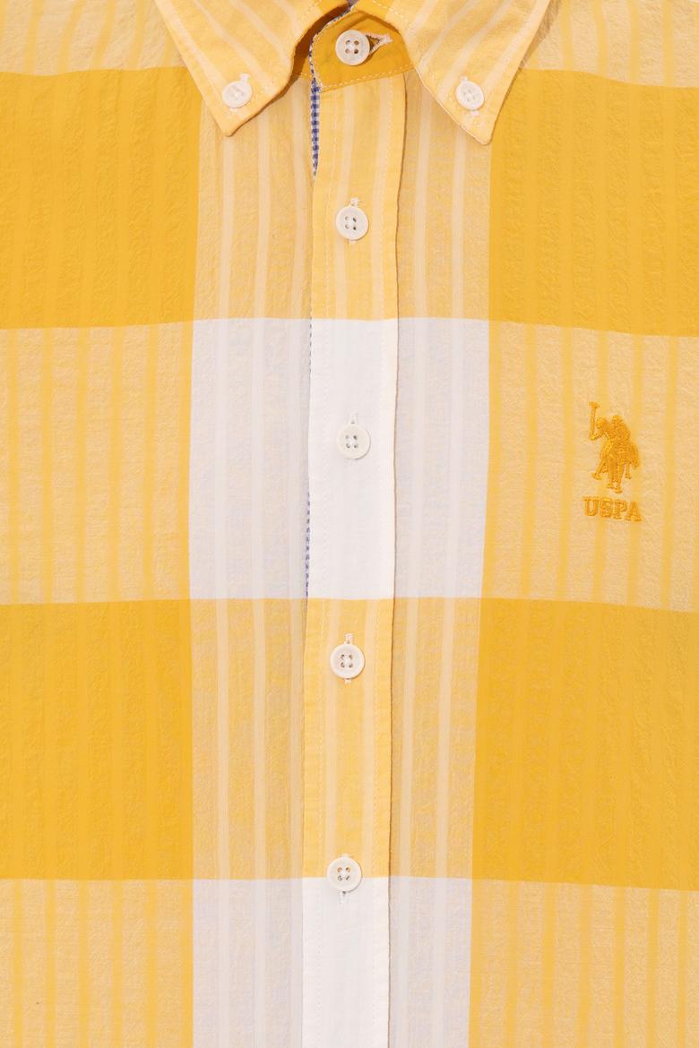 Erkek Safran Uzun Kollu Gömlek - 50248204016