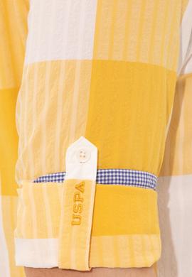 Erkek Safran Uzun Kollu Gömlek - 50248204016