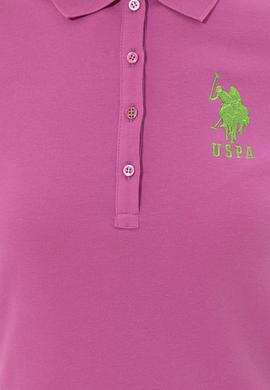Kadın Menekşe Basic Polo Yaka Tişört - 50248991056