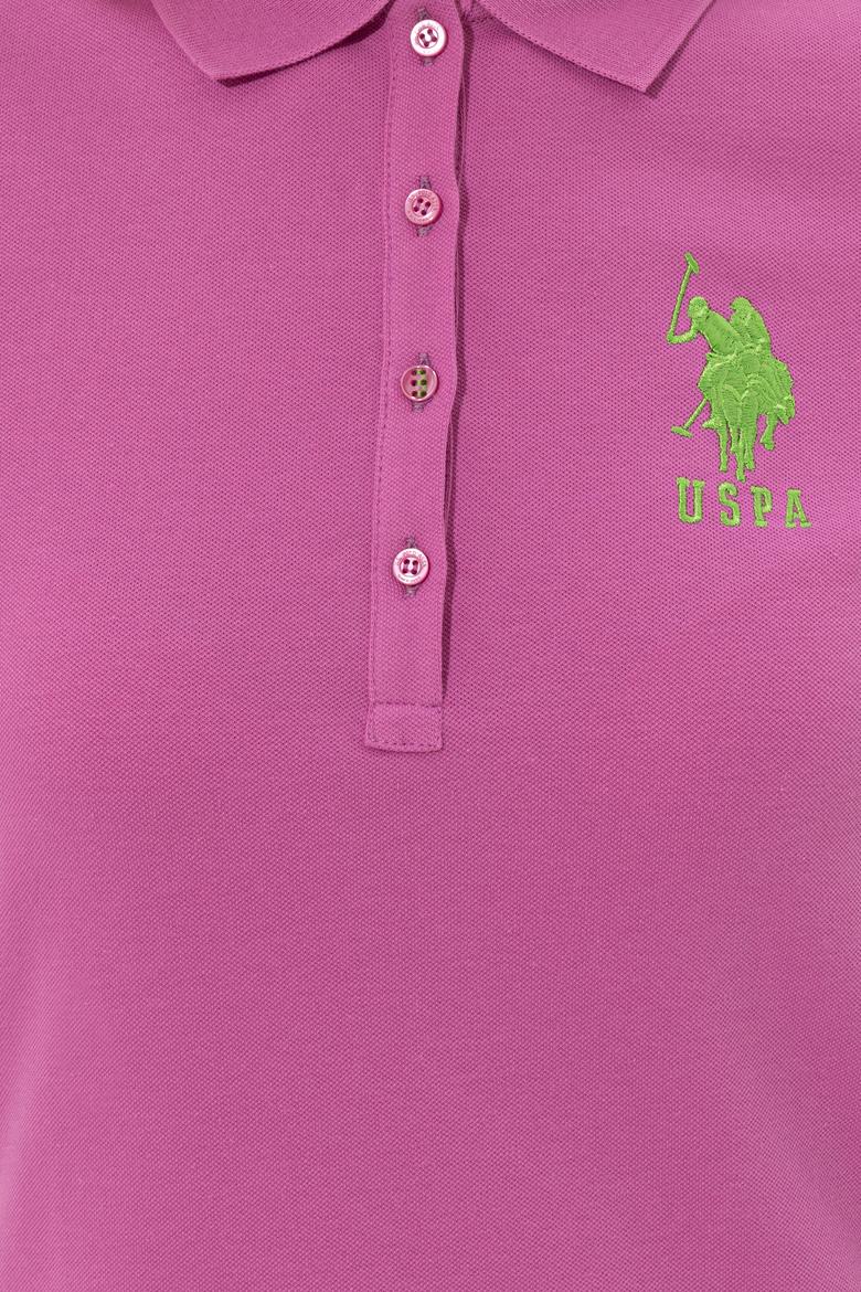 Kadın Menekşe Basic Polo Yaka Tişört - 50248991056