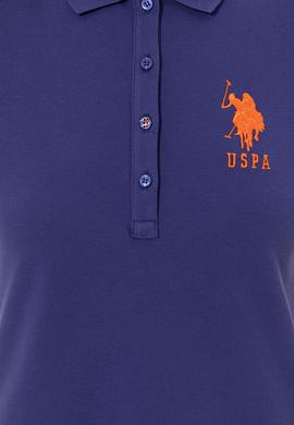 Kadın Mavi Basic Polo Yaka Tişört - 50248991130