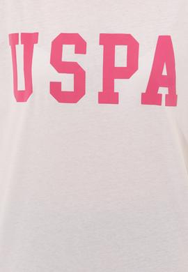 Kadın Beyaz Bisiklet Yaka Tişört - 50249001002