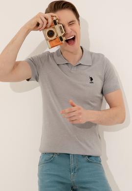 Erkek Açık Gri Triko Kazak - 50254495010