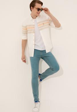 Erkek Turuncu Uzun Kollu Gömlek - 50246189007